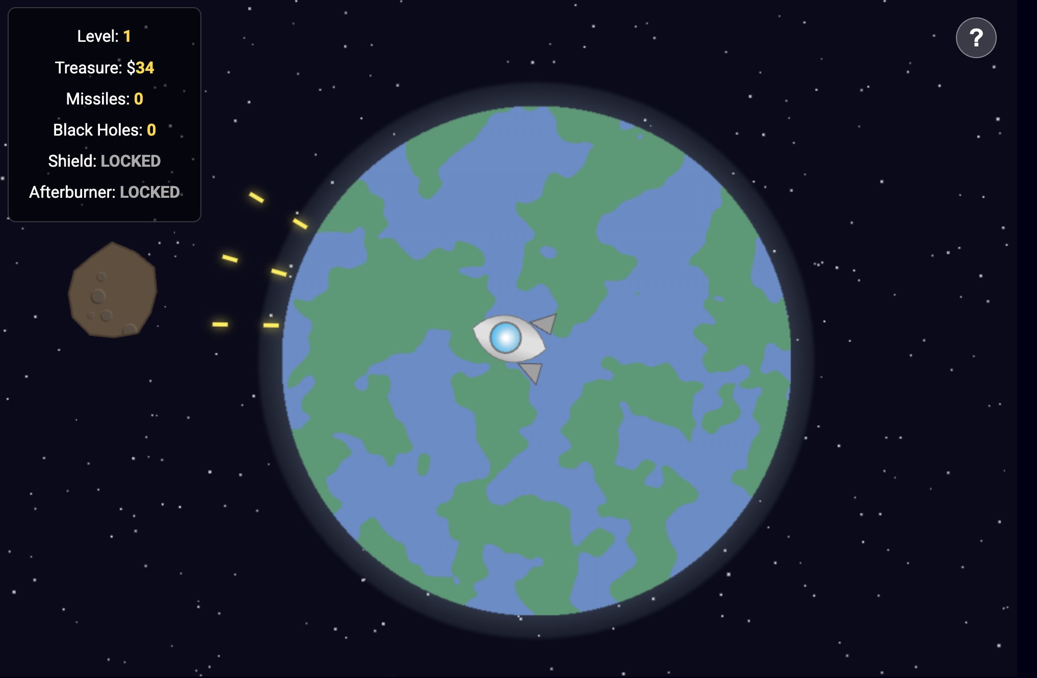 Space Destroyers neon space shooter game thumbnail